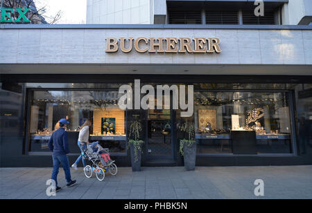 Juwelier Bucherer, Kurfuerstendamm, Charlottenburg, Berlin, Deutschland Stock Photo