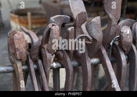 Forging tools Stock Photo