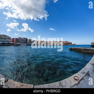 View of harbour, Ios, Greece Stock Photo - Alamy