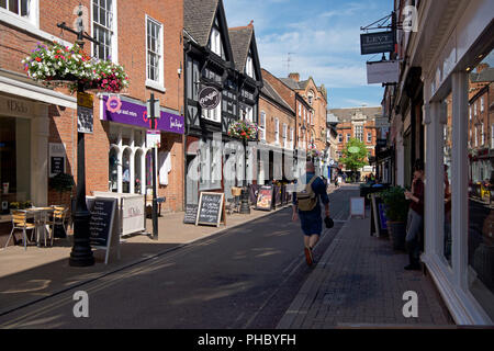 Fashionable independent shops on Loseby Lane, Leicester Stock Photo