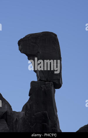 Nefertiti's Head, Arches National Park Stock Photo