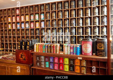 Mariage Freres tea shop on Rue du Bourg Tibourg in Le Marais in