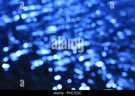 background glittering water bokeh Stock Photo
