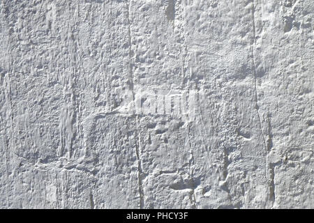 Whitewashed house wall Stock Photo