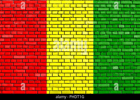 flag of Guinea-Bissau painted on cracked wall Stock Photo - Alamy