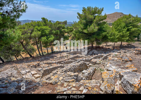 Phaistos palace on Crete, Greece Stock Photo
