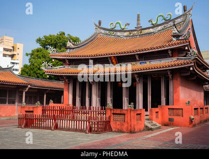 View of Taiwan Confucian Temple in Tainan city Stock Photo
