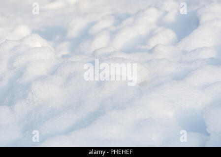 Fresh snow dunes Stock Photo
