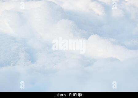 Fresh snow dunes Stock Photo