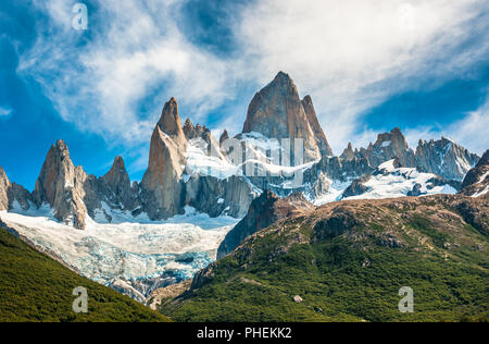 Fitz Roy mountain, El Chalten, Patagonia, Argentina Stock Photo