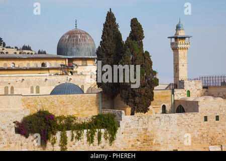 The Al-Aqsa mosque Stock Photo