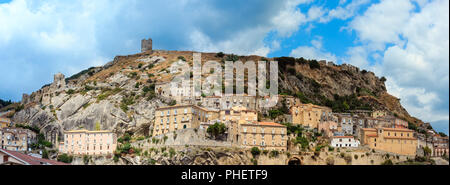 Amantea fortifications, Calabria, Italy Stock Photo