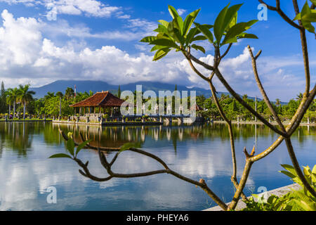 Water Palace Taman Ujung in Bali Island Indonesia Stock Photo