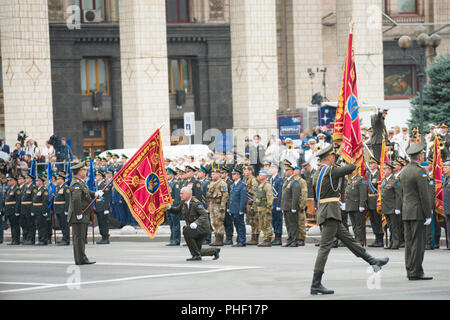 Military parade in Kyiv Stock Photo