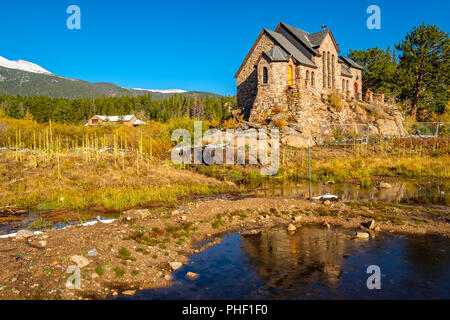Chapel on the Rock near Estes Park in Colorado Stock Photo