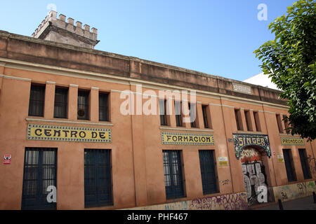 former factory hall, training center Stock Photo