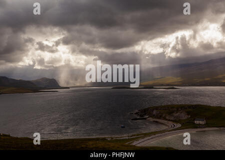 Stimmungen in den nordwestlichen Highlands Stock Photo