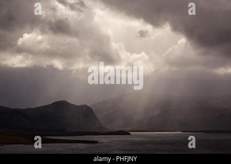 Stimmungen in den nordwestlichen Highlands Stock Photo