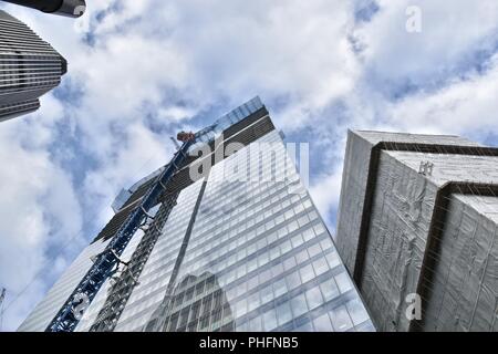 Inside the City of London's Square Mile financial district, London, United Kingdom Stock Photo