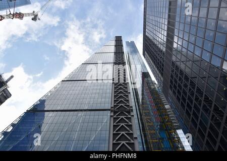 Inside the City of London's Square Mile financial district, London, United Kingdom Stock Photo