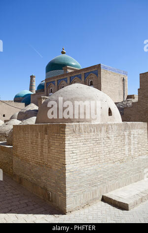 ancient burials in the old city. Khiva. Uzbekistan Stock Photo