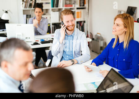 Business coworkers teamwork Stock Photo