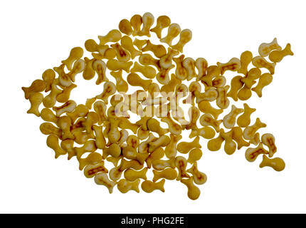 Snack to bee- salty fish Stock Photo