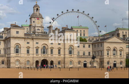 Horse Guards Parade building, Household Cavalry Museum, Whitehall, London, England, UK Stock Photo