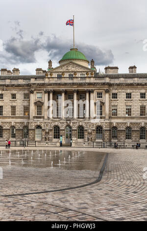 Somerset House, Strand, London, England, UK Stock Photo