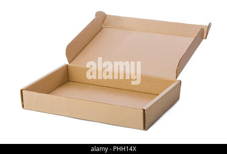 Empty cardboard box Stock Photo