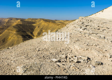 Rocky desert in Israel Stock Photo