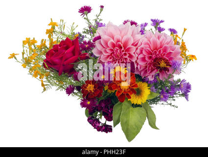 September european flowers isolated Stock Photo