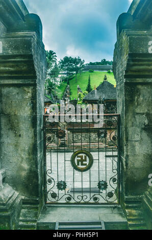 Bali Indonesia Villa Civet Coffee Food and Architecture Stock Photo