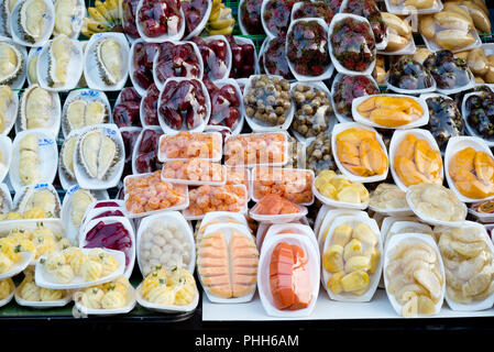 Sliced fruits Stock Photo