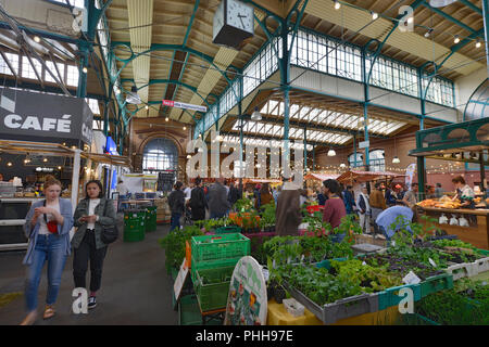 Markthalle Neun, Eisenbahnstrasse, Kreuzberg, Berlin, Deutschland Stock Photo