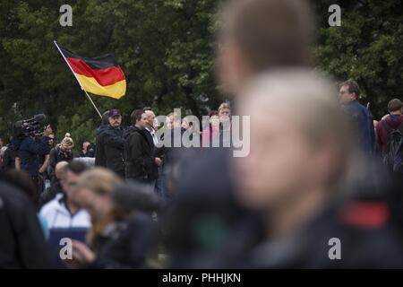 Chemnitz, Saxony, Germany. 1st Sep, 2018. Demonstratiom of Pro CHemnitz Credit: Jannis Grosse/ZUMA Wire/Alamy Live News
