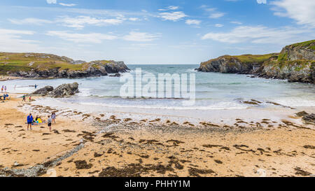 Porth Dafarch, Anglesey, North Wales, UK Stock Photo