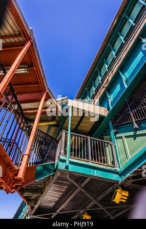 55th Street (BMT West End Line) Subway Station Sunset Park, Brooklyn   New York, New York, USA Stock Photo