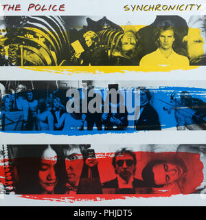 The Police Synchronicity album cover Stock Photo - Alamy