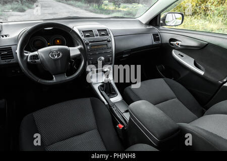 Dnipro Ukraine September 01 2018 Toyota Corolla Grey