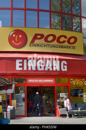 Poco, Einrichtungsmarkt, Bluecherplatz, Kreuzberg, Berlin, Deutschland / Bluecherplatz Stock Photo