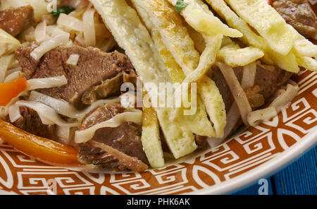 fried lagman Stock Photo