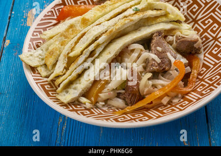 fried lagman Stock Photo