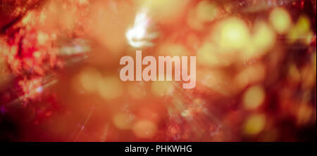 defocused red leaves, perfect autumn background Stock Photo