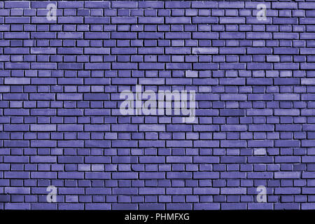 blue izis colored brick wall background Stock Photo