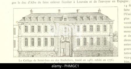 Image  from page 676 of 'Louvain dans le passé et dans le présent sous-sol-formation de la ville-événements mémorables, etc' . Stock Photo