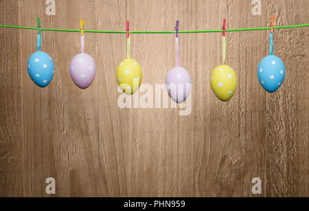 multicolored easter eggs Stock Photo