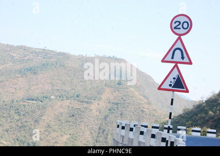 Along Highway, Sindhuli, Nepal Stock Photo