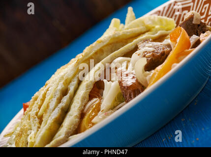 fried lagman Stock Photo