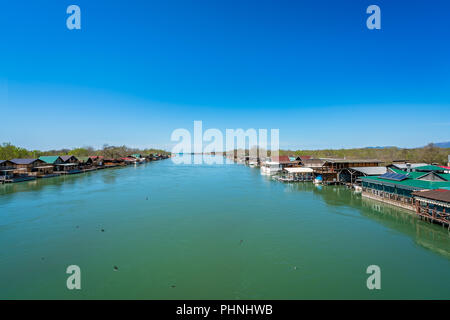 Riverbank of the Ada Bojana river Stock Photo